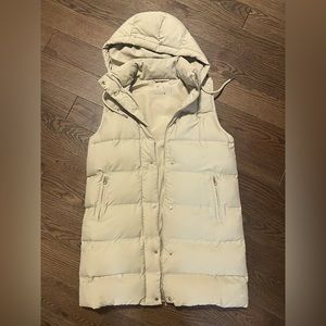Zara Long Puffer Vest